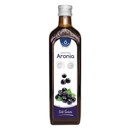 Aronia, sok z aronii z witaminą C, 490 ml