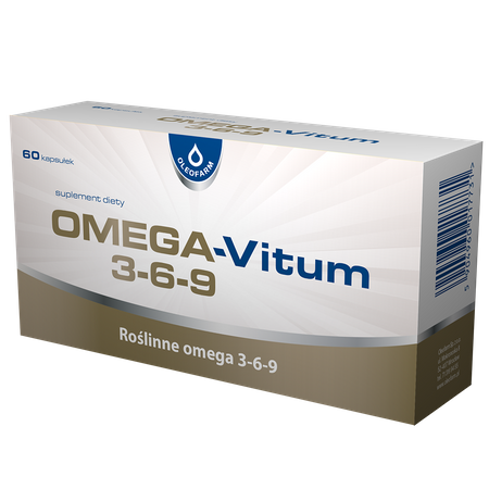Omega-Vitum 3-6-9, Kwasy omega 3,6,9, 60 kapsułek 